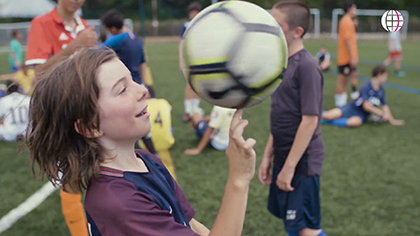 Campamento de inglés con futbol