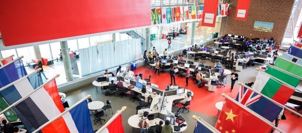 Estudiantes internacionales Seneca